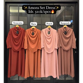 Journey Scarves Jp Dress Terbaru Gamis Amora Set