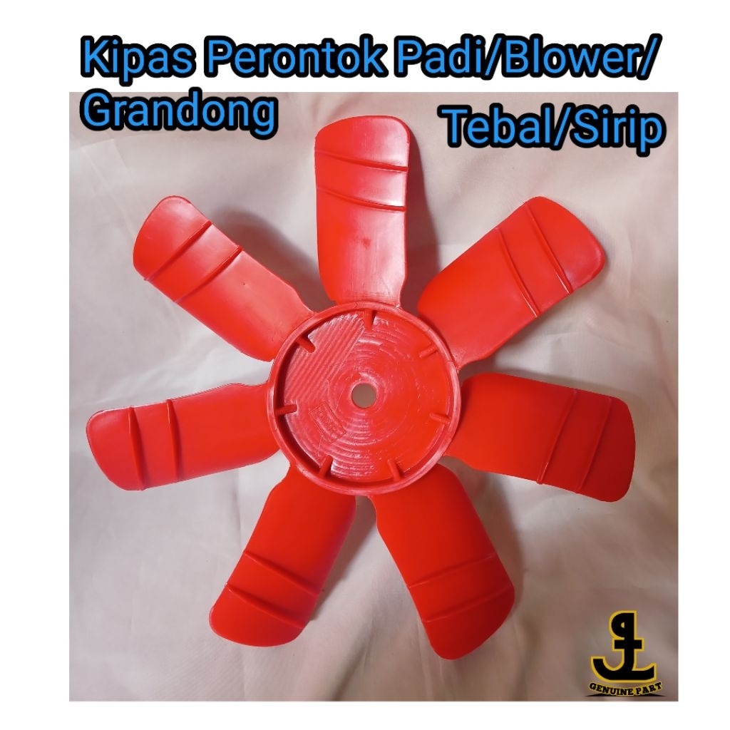 Kipas Perontok Padi Tebal Merah/ Kipas Radiator Mobil /Kipas Blower / Kipas Perontok Tebal Merah