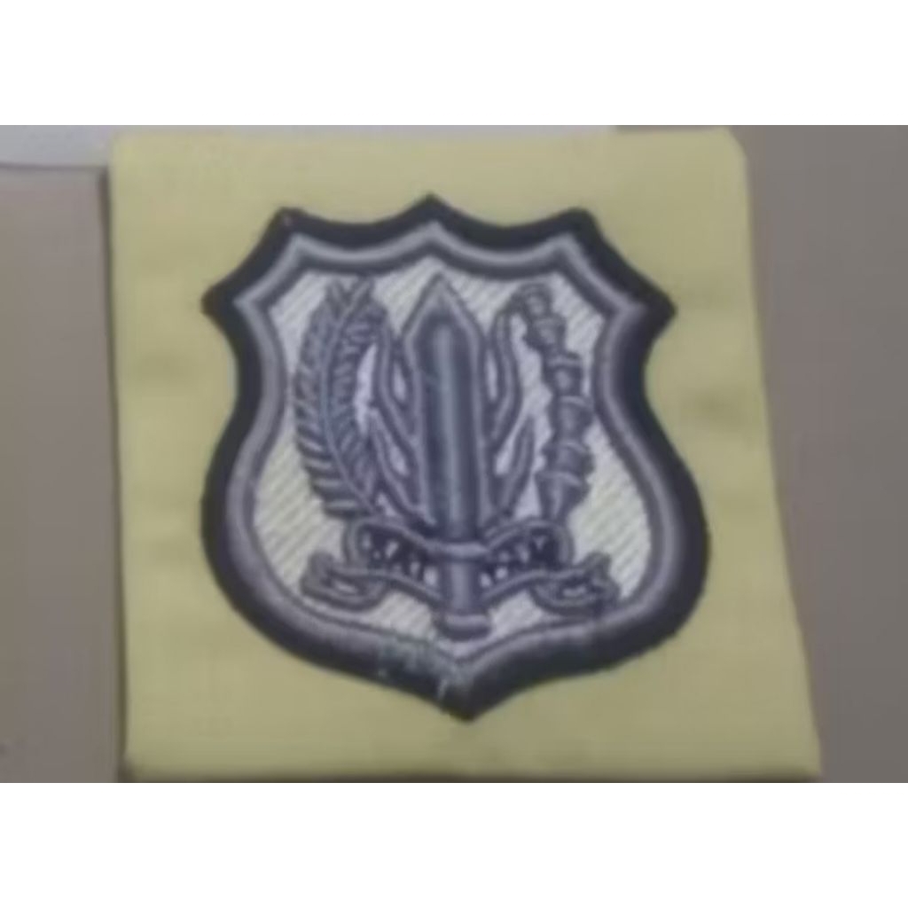 atribut satpam bordir timbul 3D kewenagan