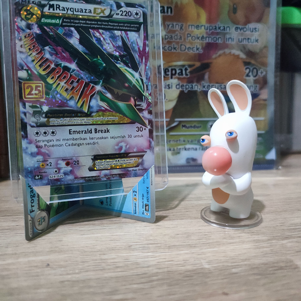 M RAYQUAZA EX AMAZING PROMO 25TH  Pokemon TCG Card Bahasa Indonesia  SUDAH TERMASUK TOPLOADER