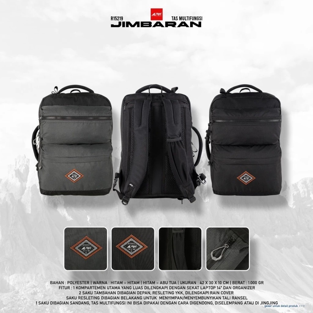 Tas Ransel Multifungsi Jimbaran Arei Outdoorgear
