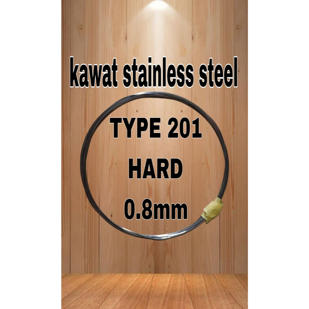 kawat stainless steel 0.8 hard 304 5 meter
