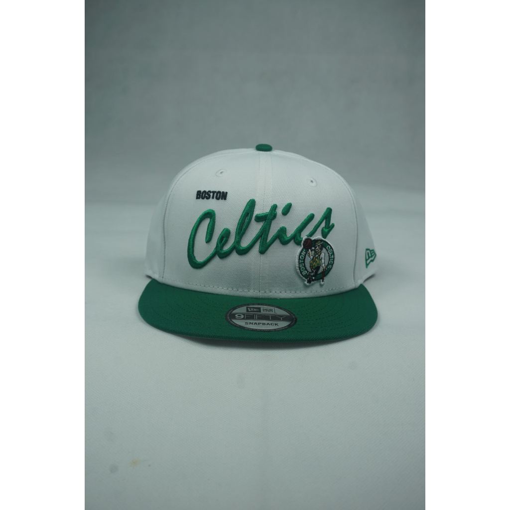N.E CELTICS VINTAGE SCRIPT 9FIFTY CAP SNAPBACK ADJUSTABLE NBA