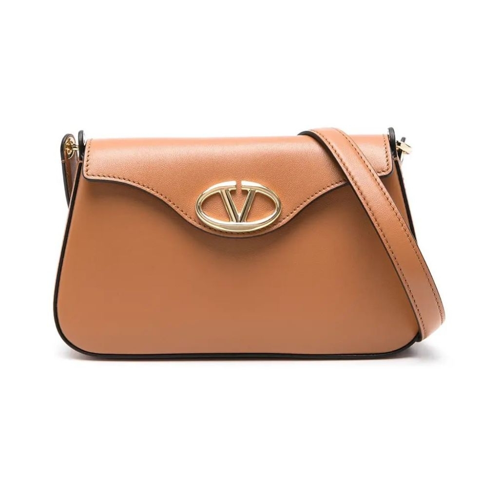 Valentino GaravaniThe Bold VLogo Mini Crossbody Bag Almond Beige Ghw
Women
