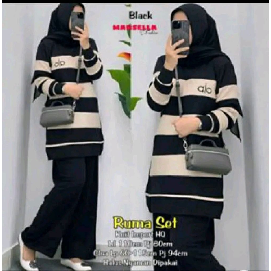 Setelan Celana Rajut Wanita