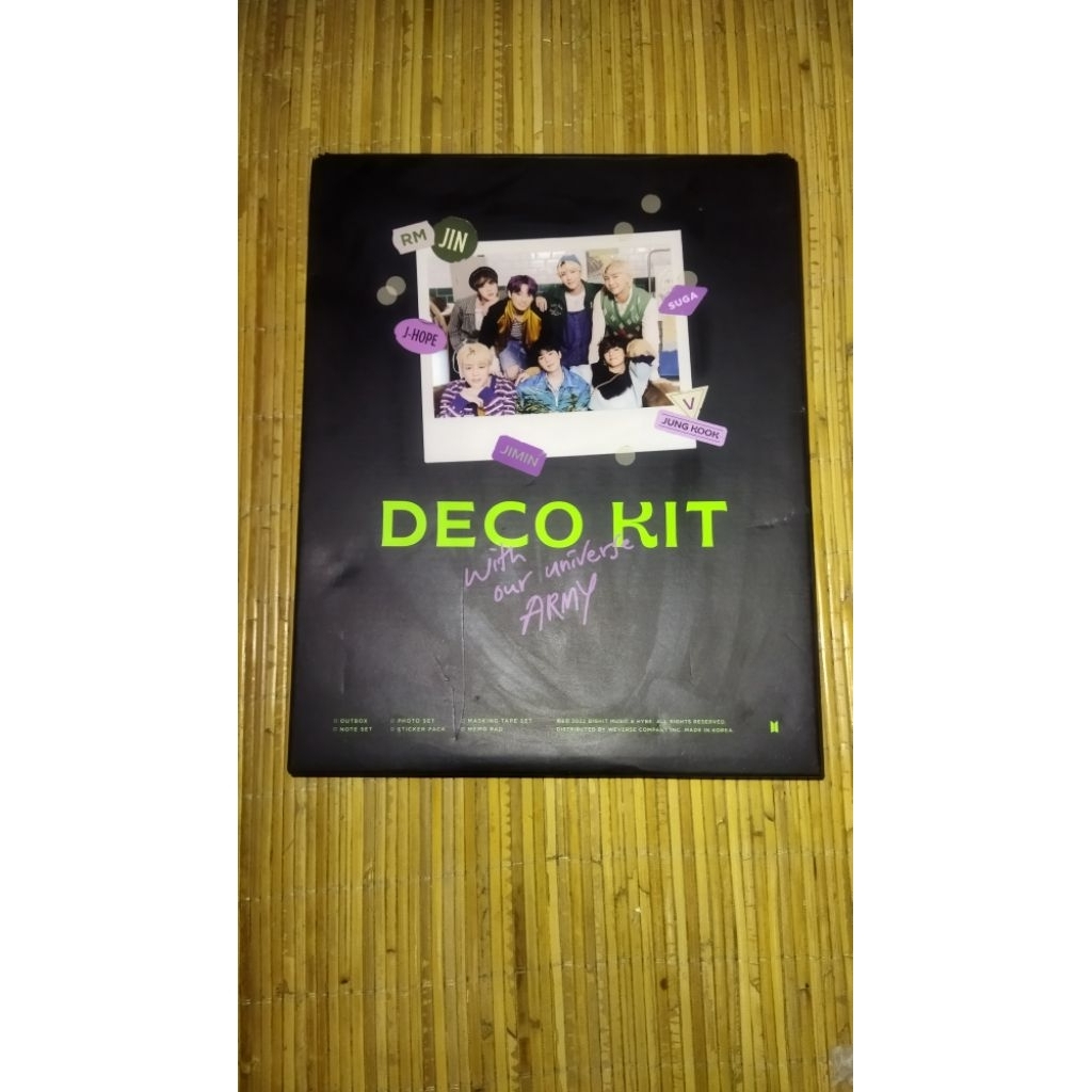 [UNSEALED OUTBOX] BTS DECO KIT