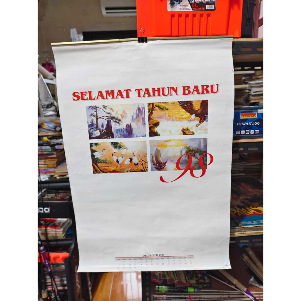 KOLEKSI LANGKA KALENDER JADUL KALENDER TAHUN 1998 TOKO SEPATU BINTANG MAS BANDAR LAMPUNG