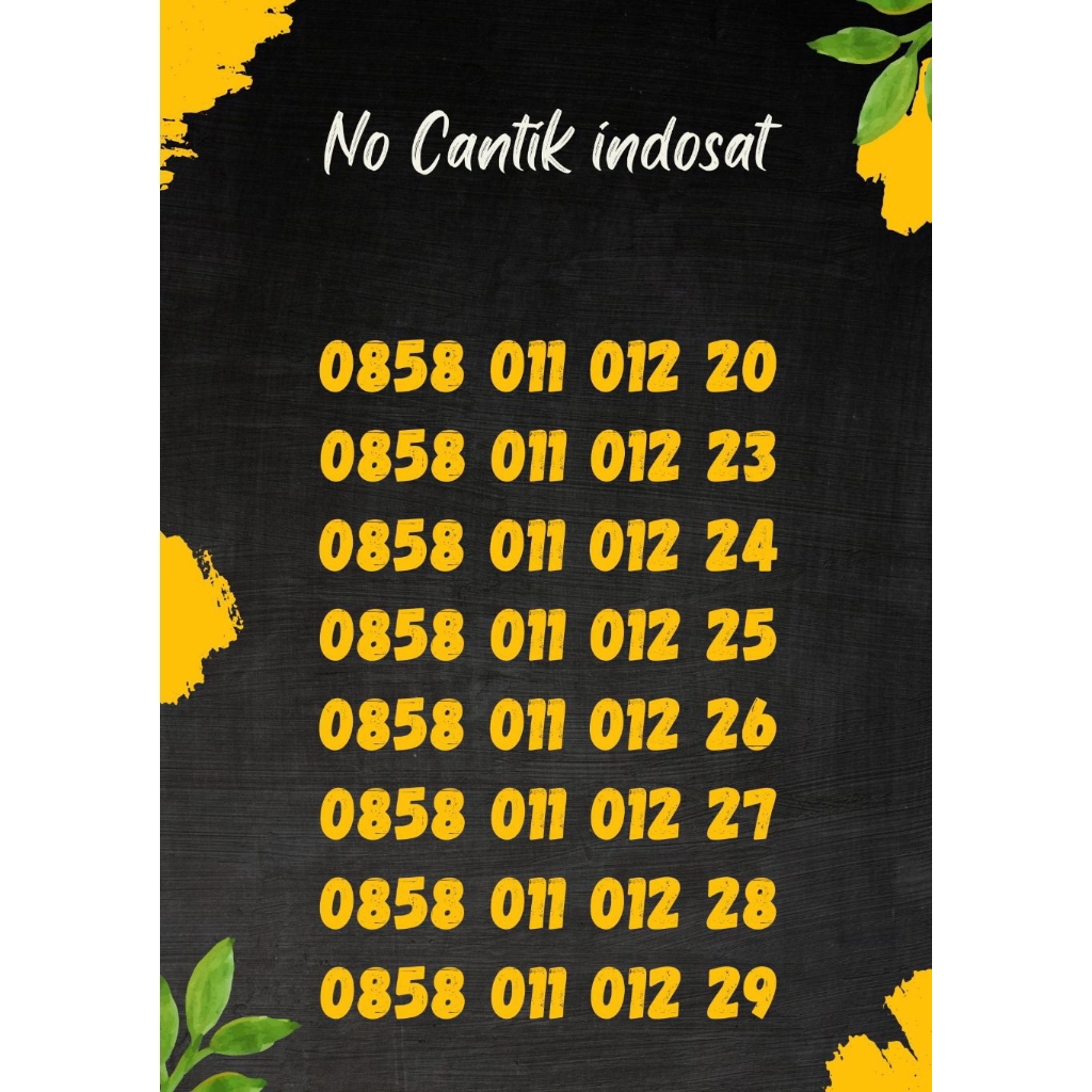 OBRAL NO INDOSAT UNIK