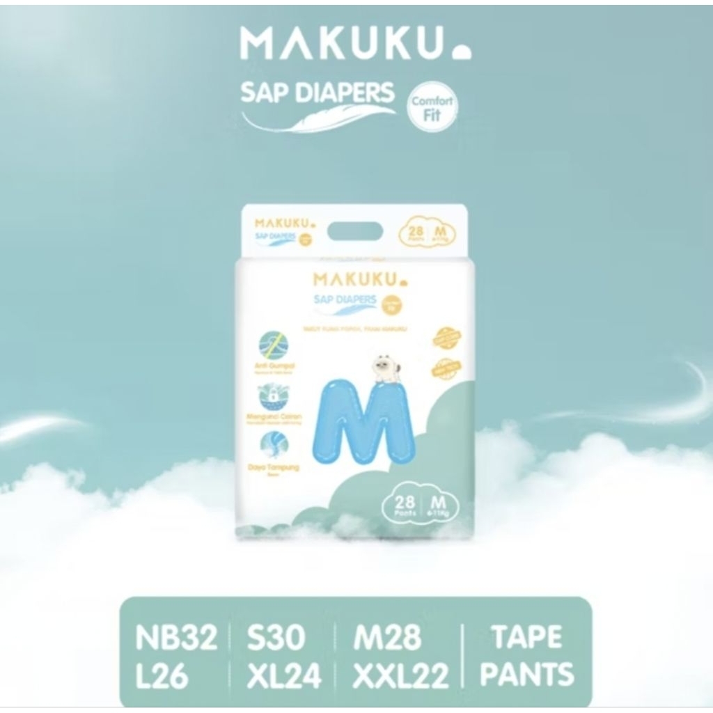 Pampers makuku comfort fit M28