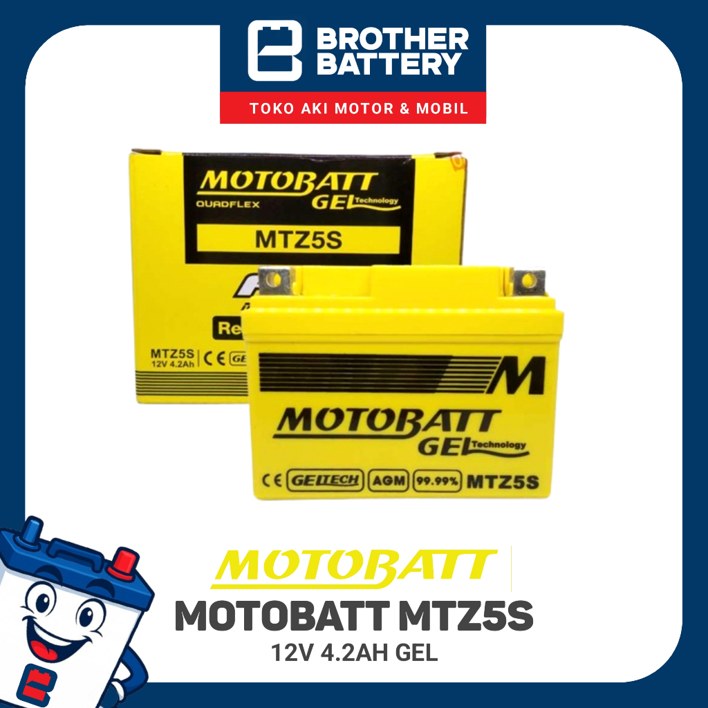 Aki Motor MOTOBATT-MTZ5S Gel