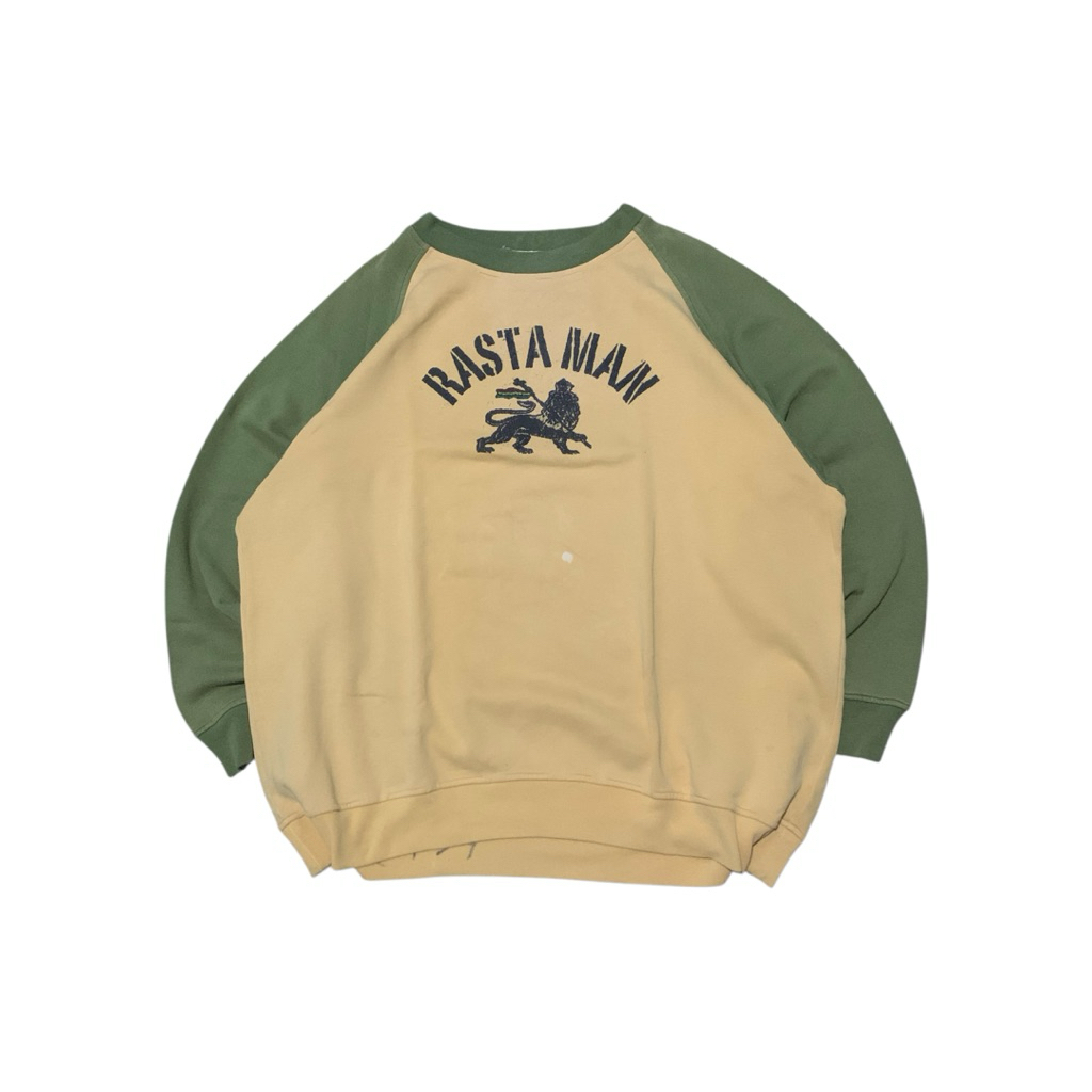 Cross Colours Rasta Man Crewneck Sweatshirt