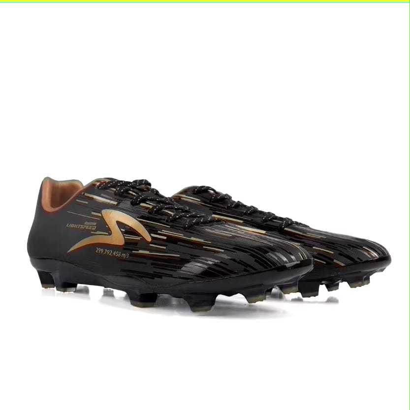Specs Sepatu Sepak Bola Lightspeed Reborn FG Black Gold