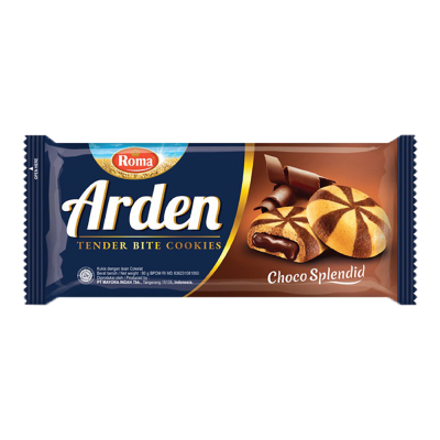 Roma Arden Cookies Cokelat Splendid 80gr / yoghurt.strawberry 72gr