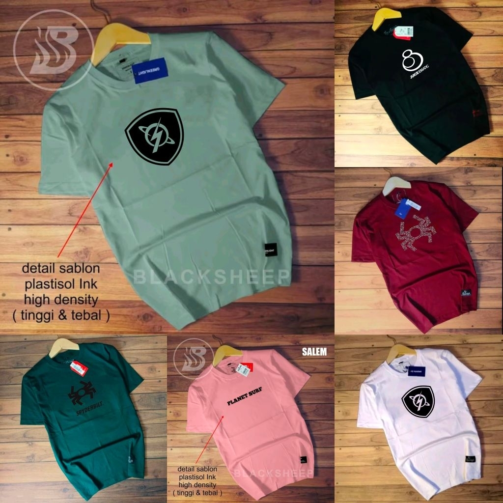 COD PROMO KAOS PRIA MOTIF TIMBUL HDC MOTIF SIMPEL KAOS DISTRO MURAH KASUAL STREETWEAR OK DISTRO HDC 