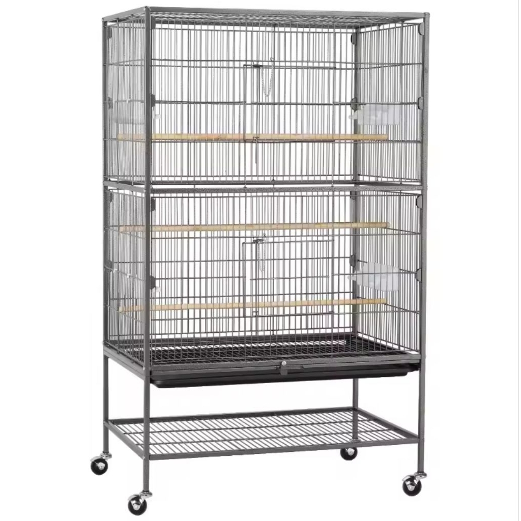 kandang burung Parrot besi hollow