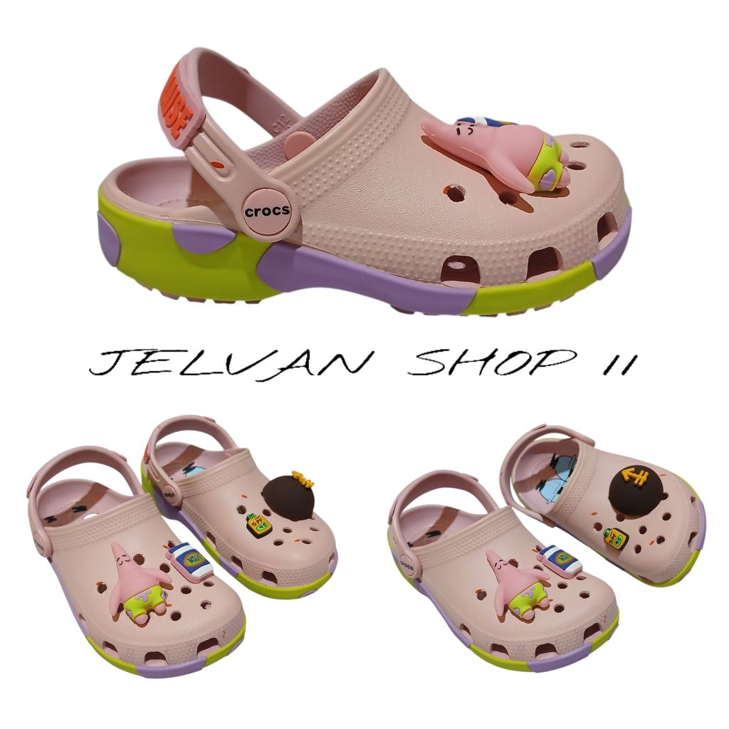 SANDAL CROCS SPONGEBOB PETRICK/SANDAL CROCS PETRICK/SANDAL CROCS WANITA/SANDAL CROCS CHARACTER/SANDA