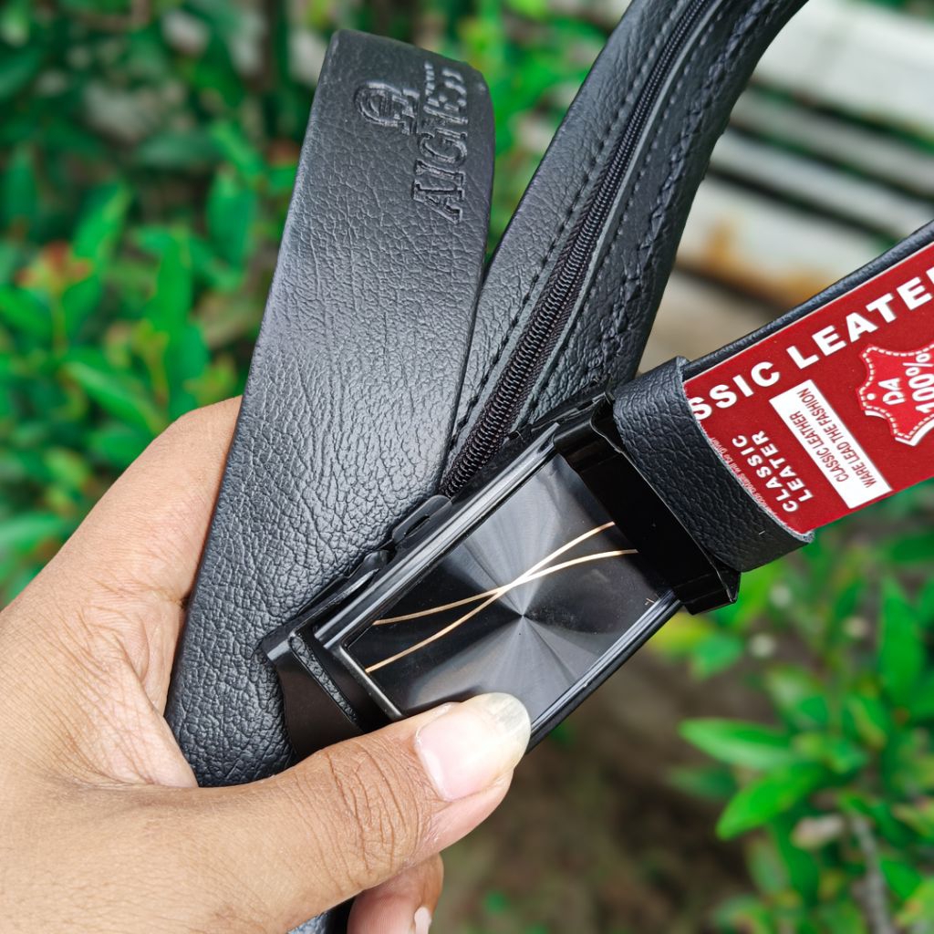 JUMBO Sabuk Resleting Panjang 145 Cm | Ikat Pinggang Pria Big Size Jepit Resleting