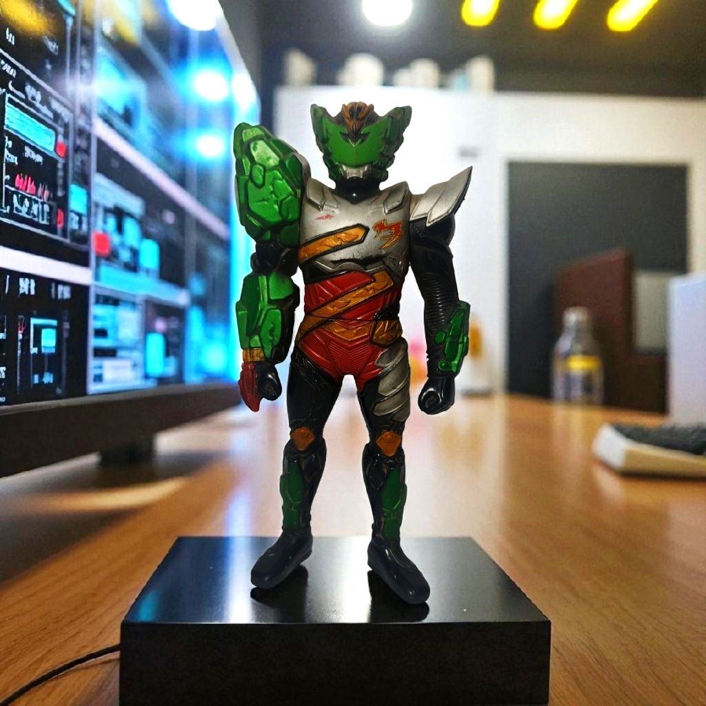 Action Figure Kamen Rider Original Bandai Bahan Karet Vynil - Mainan Second Action Figure Kamen Ride