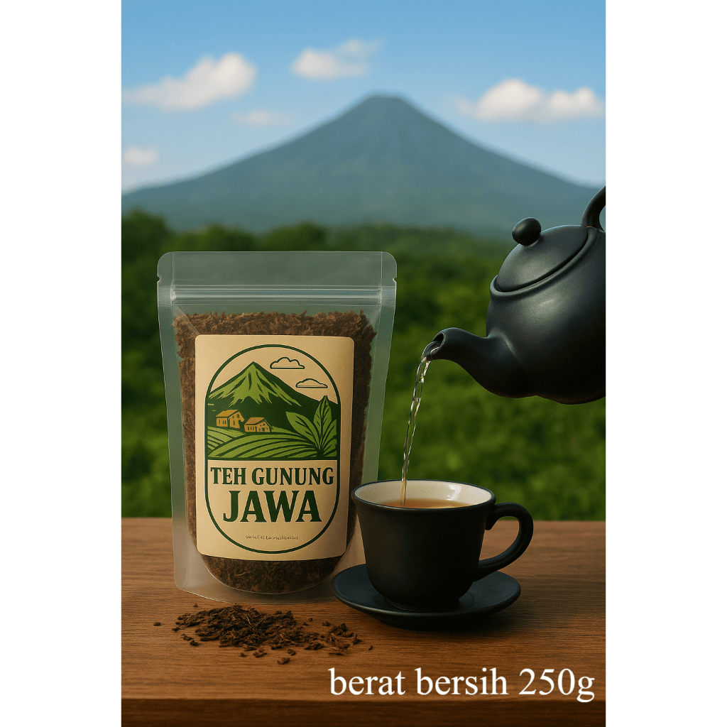 Teh Bubuk Racik Khas Gunung Segar Teh angkringan dan esteh Jumbo Cocok Untuk Usaha Paket 205gr