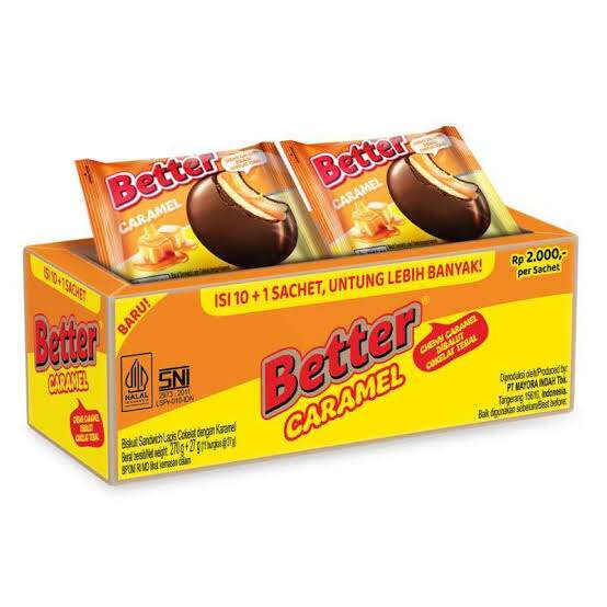 Better Caramel  Better Sandwich Biscuit  Box