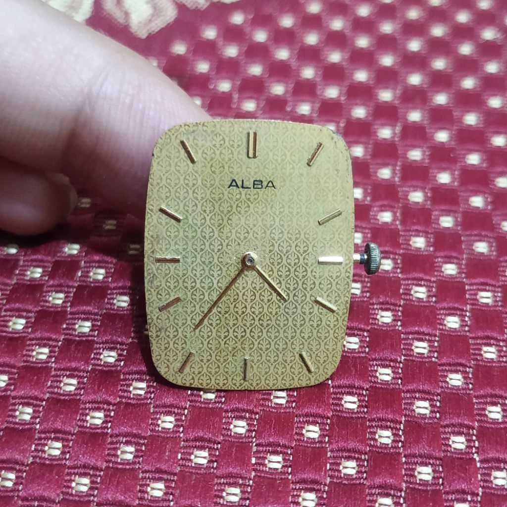 dial jam tangan alba quartz