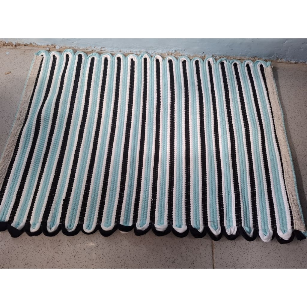 3 pcs Keset tenun keset lantai keset anyam tebal nyerap air 40x60