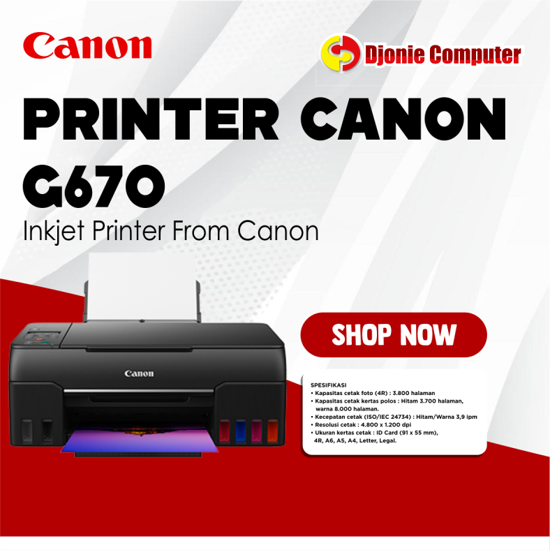 canon printer G670
