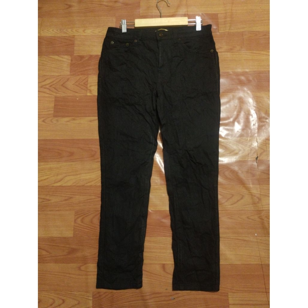 Saint Laurent Hedi Slimane Era Black Denim Pants