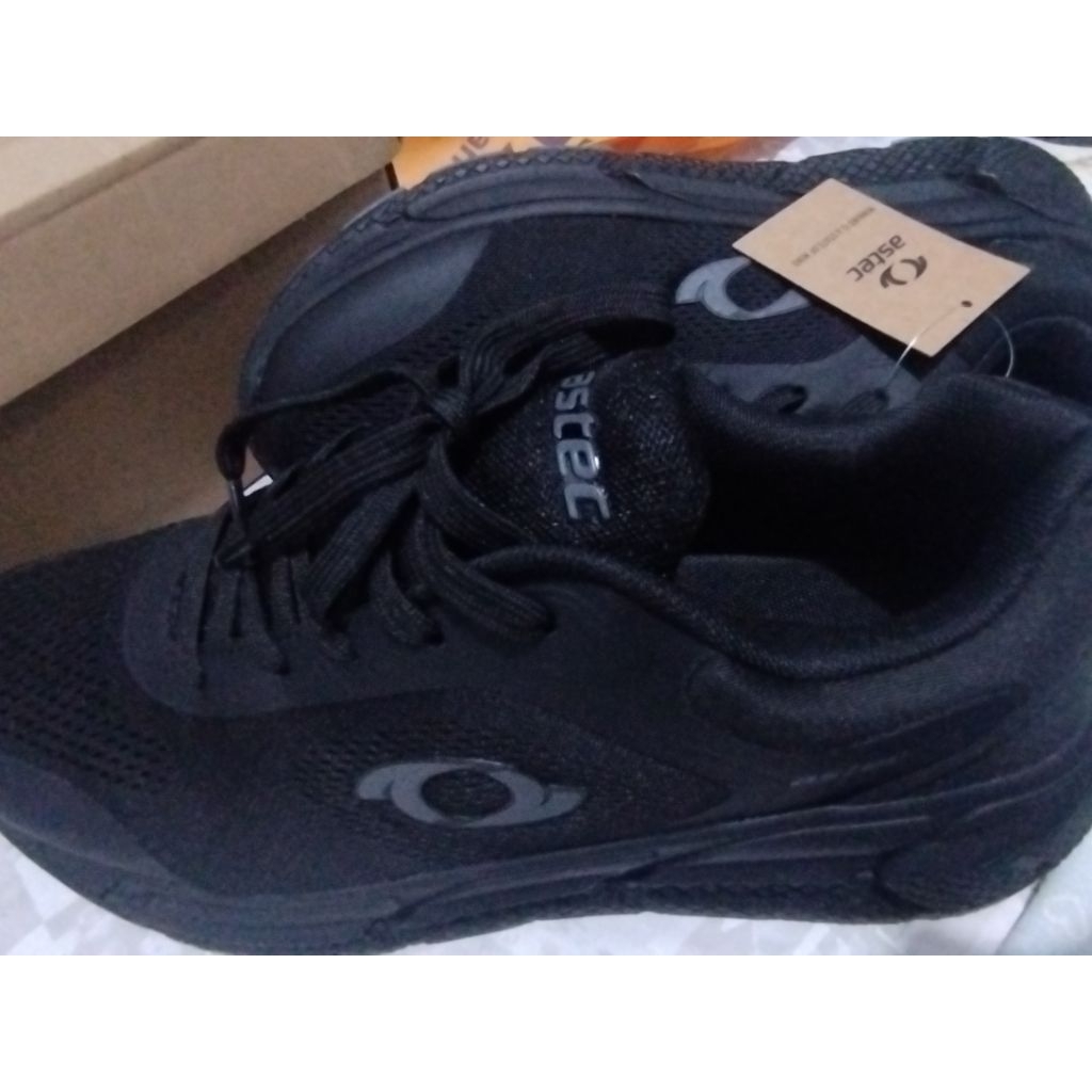 SEPATU PRIA ASTEC JARVIS MEN'S RUNNING SHOES ALL BLACK