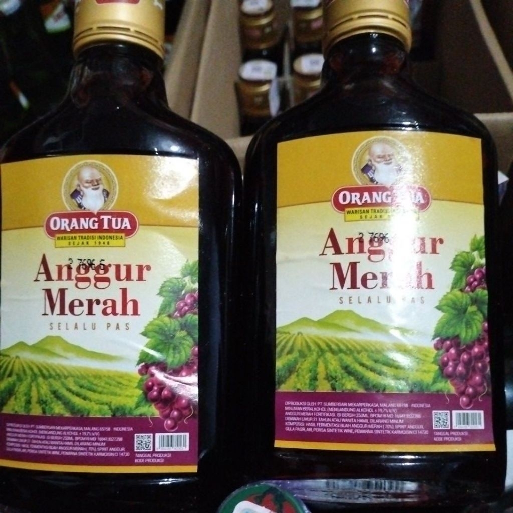 anggur orangtua gepeng 250ml