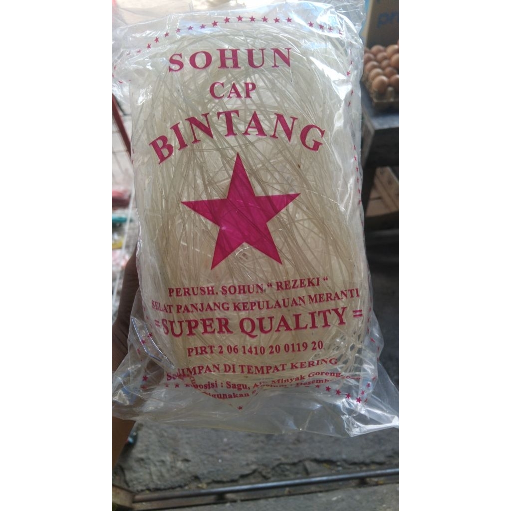 SOHUN CAP BINTANG 150 GR / SOHUN SOTO ENAK