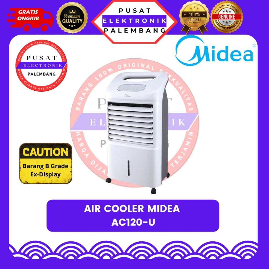 AIR COOLER MIDEA AC120-U B GRADE AC120-U AIR COOLER B GRADE PALEMBANG