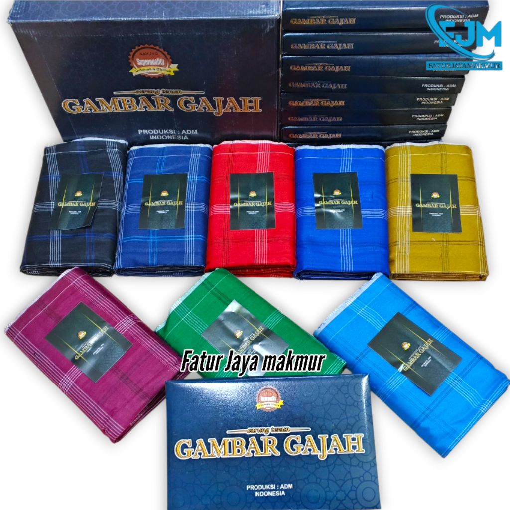 10 pcs grosir sarung tenun gambar gajah /sarung murah berkualitas