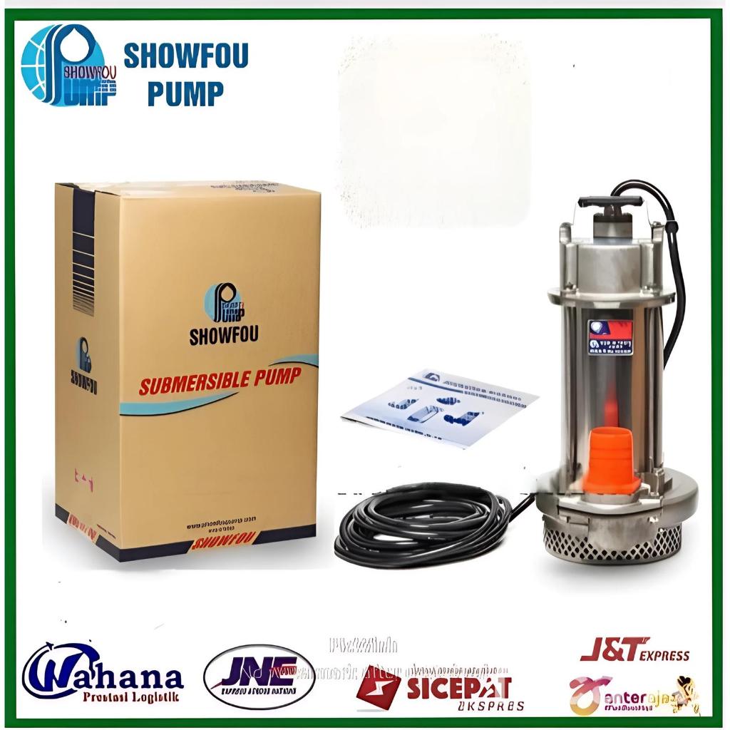 Pompa Celup Kimia Submersible Stainlees Showfou SQ-112N 1HP 2"