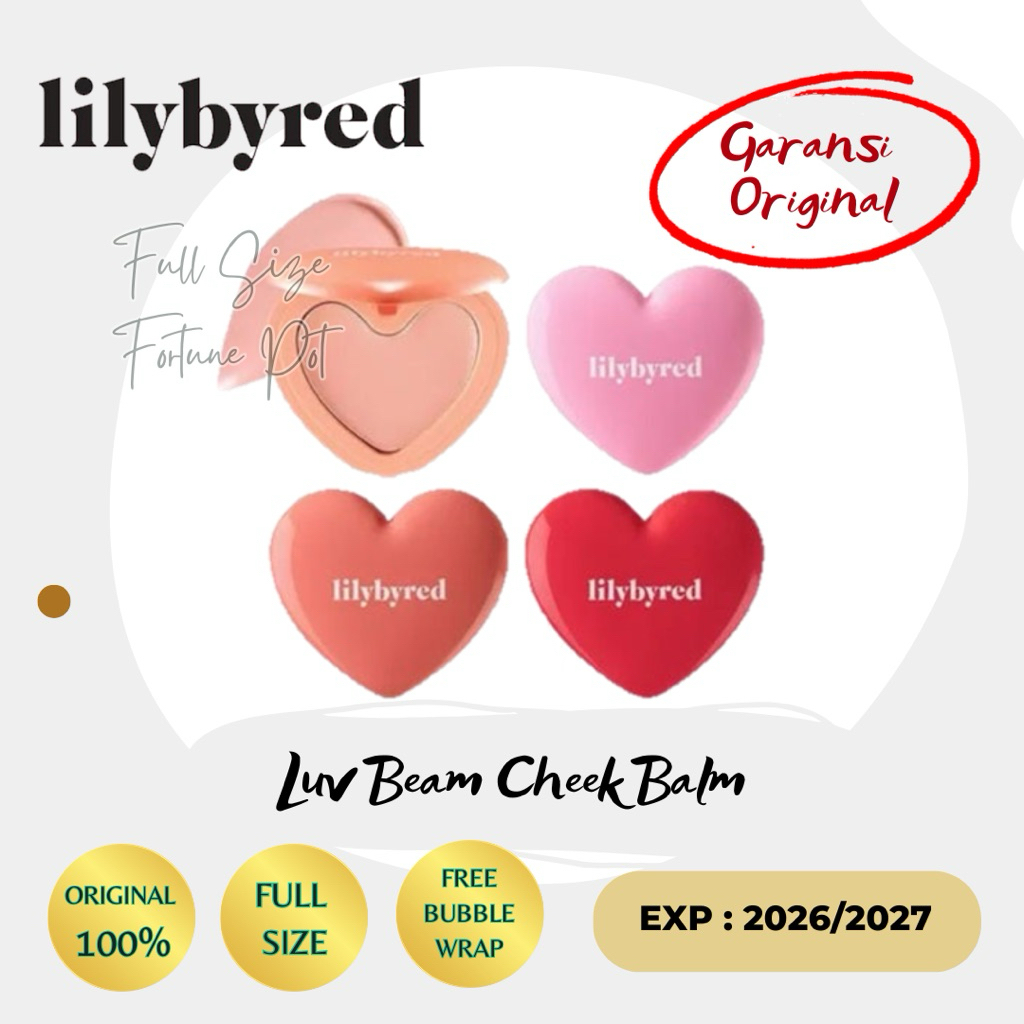 [READY] LILYBYRED LUV BEAM CHEEK BALM - Lilybyred Blush