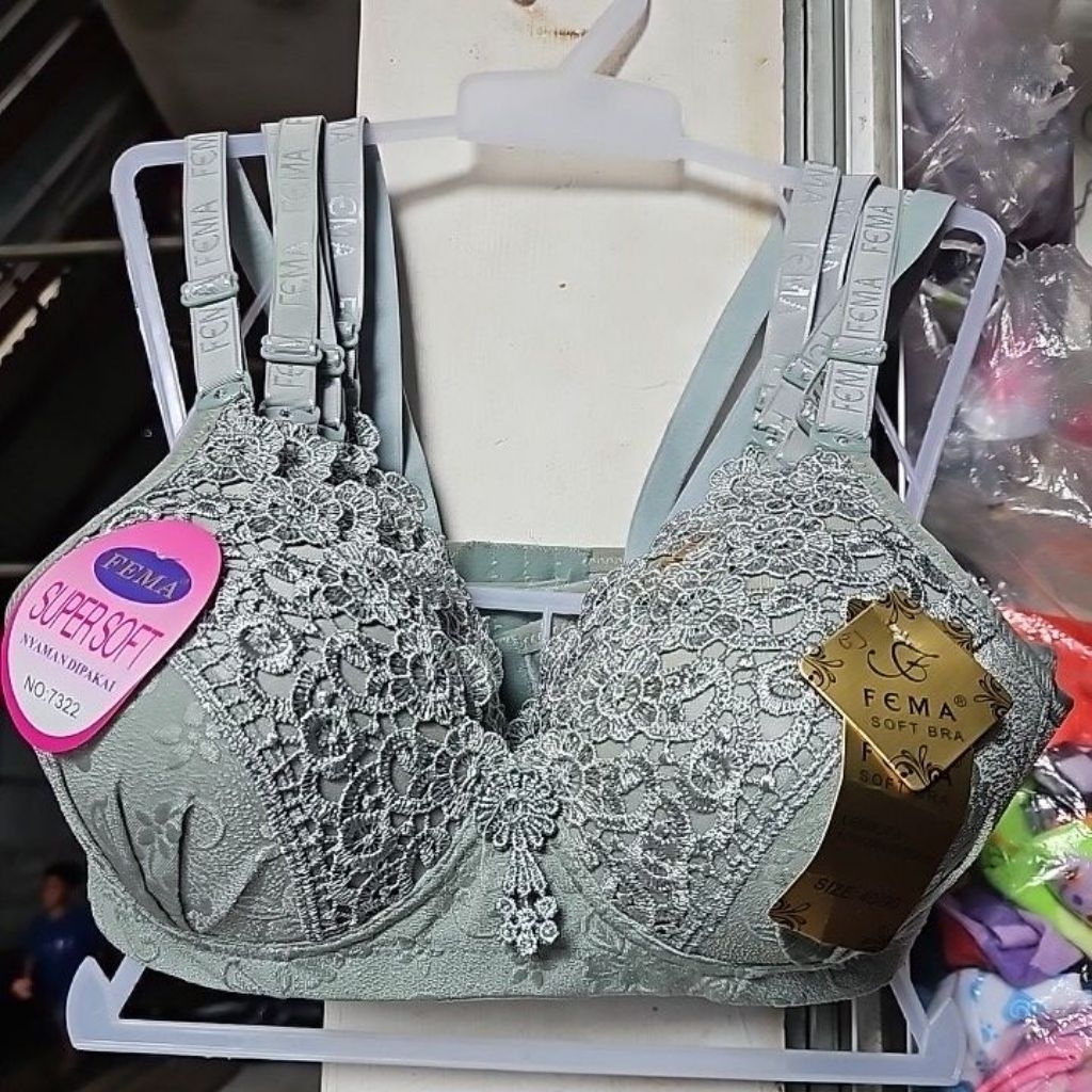 BRA FEMA RENDA KAIT 3 || BUSA TEBAL || TANPA KAWAT