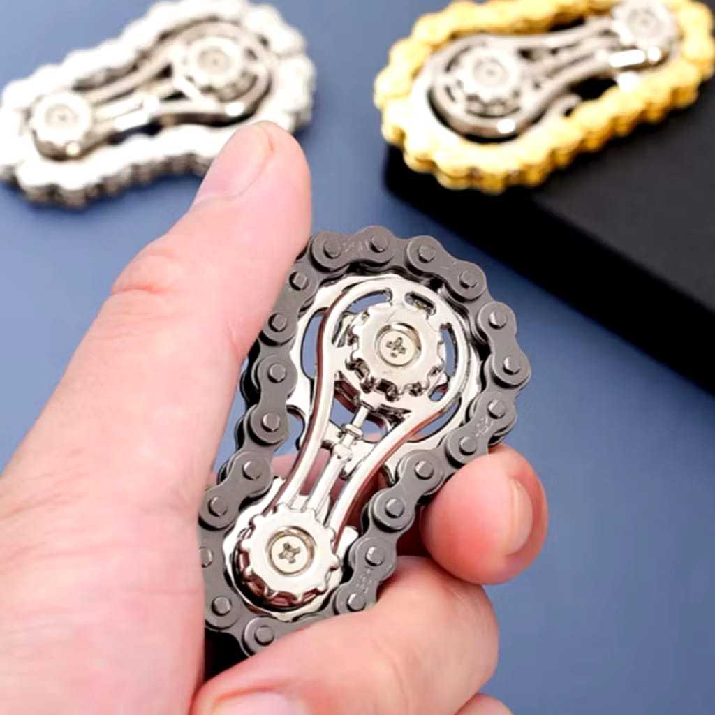 Fidger Hand Spinner Rante Besi / Mainan Spinner Murah / Mainan Spinner Anak / Mainan Spiner Rantai B