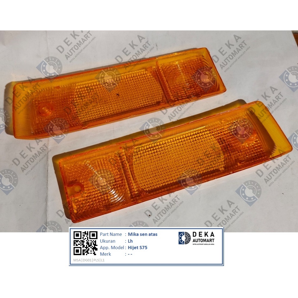 Mika sen atas  untuk Hijet S75