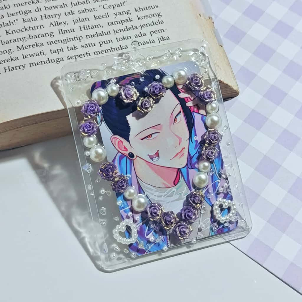 Toploader Deco Resin Anime Kpop Photocard PC Card Holder Seventeen BTS NCT Plave