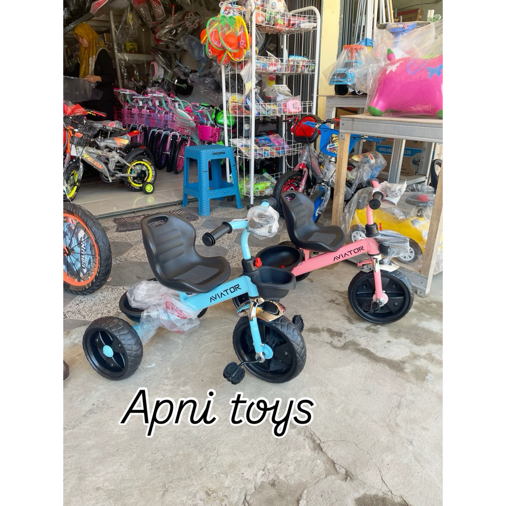 sepeda roda 3 aviator musik
