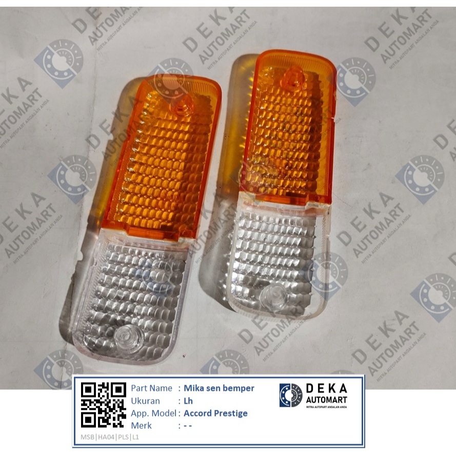 Mika sen bemper  untuk Accord Prestige