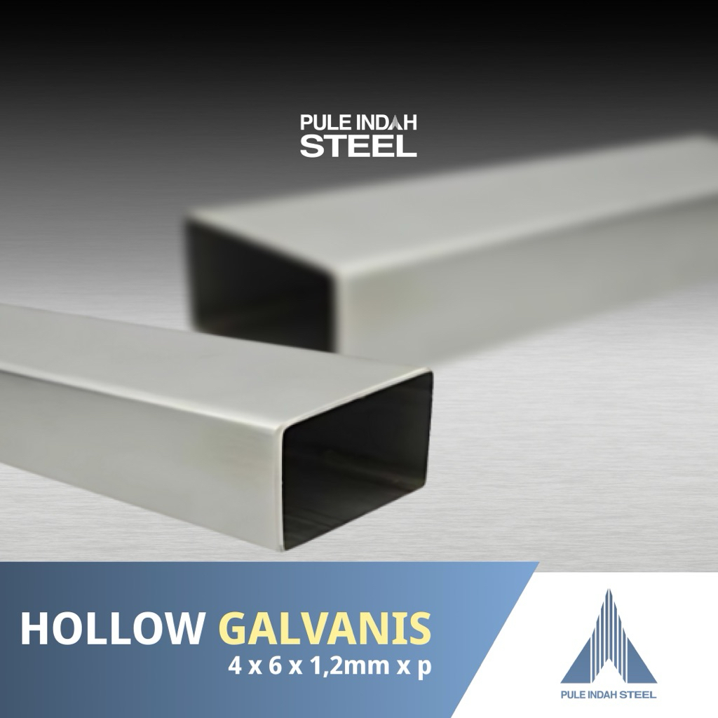 Hollow Galvanis 4x6x1,2mmxp | Besi Holo