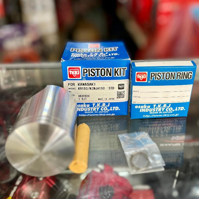 Piston Kit Set Merk TKRJ Untuk Motor Ninja R,SS Ukuran Standaran Merk Original TKRJ