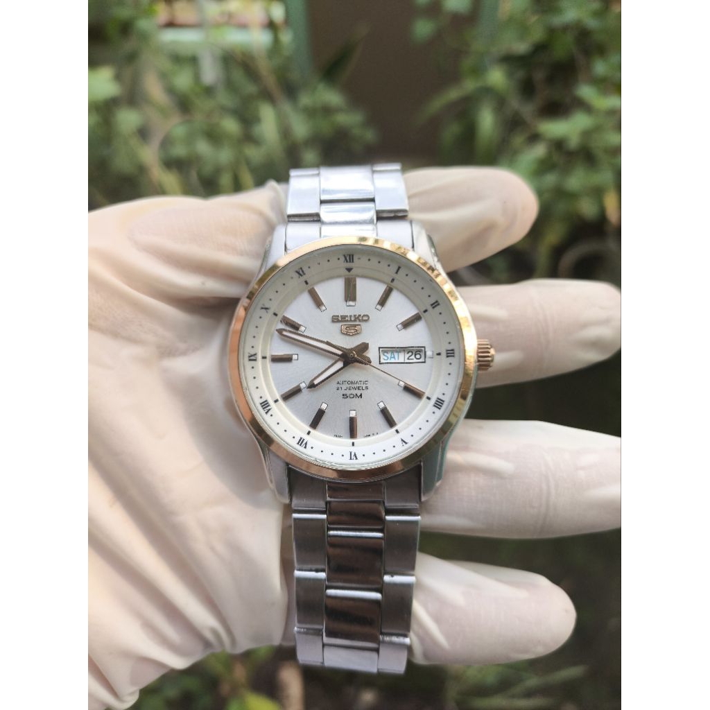 (Harga Net) Jam Tangan Seiko 5 Automatic SNKP12K1 All Original Fungsi2 Normal Mesin 7S26C Akurasi Ba