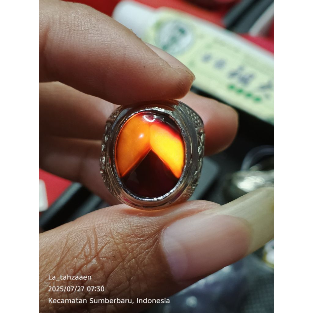 Yaman wulung junjung derajat natural batu akik asli