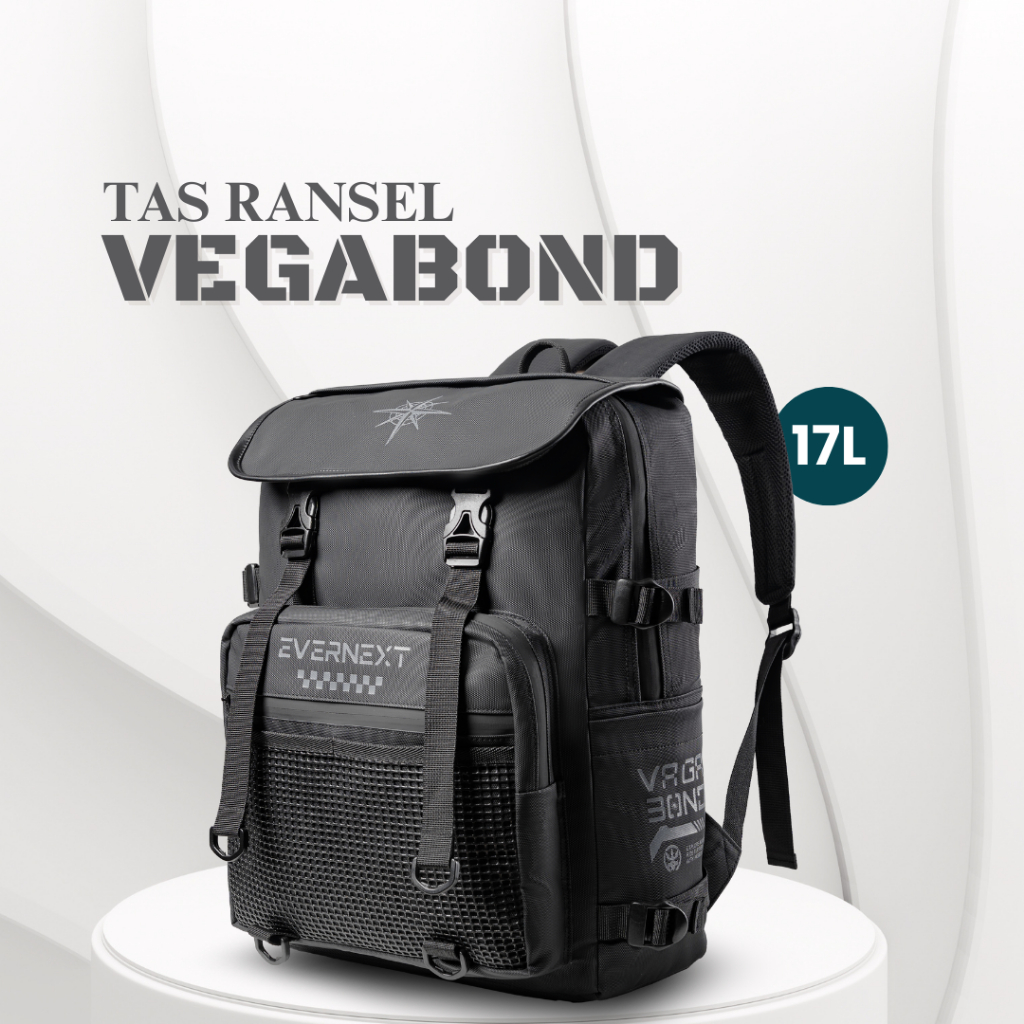 Tas Ransel Zipper Waterproof Furing Satin 17 L