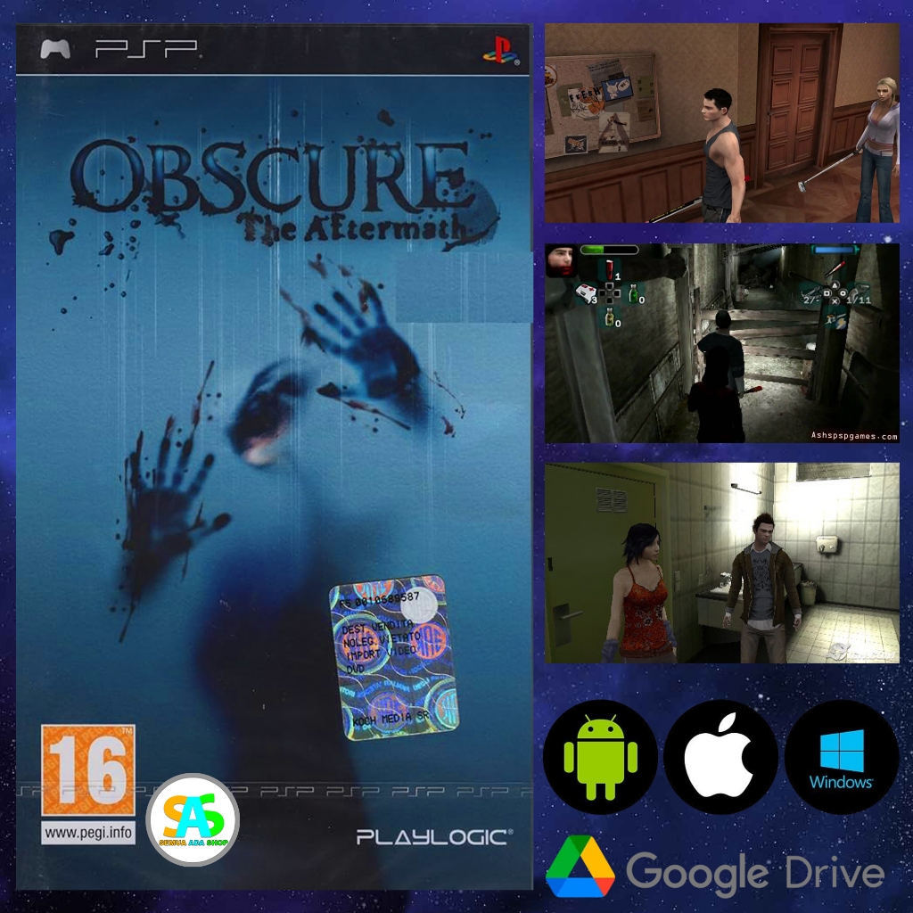 Obscure PSP GAME MAINKAN DI PC | ANDROID | IOS