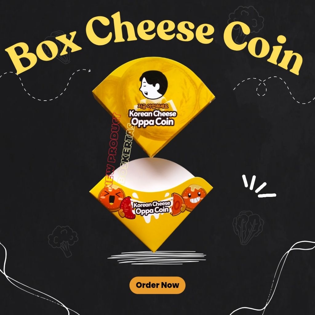 Soreshop_ Box-Box Cheese Coin-Pancake Coin-Korean Pancake Coin-Koin 10 Yen