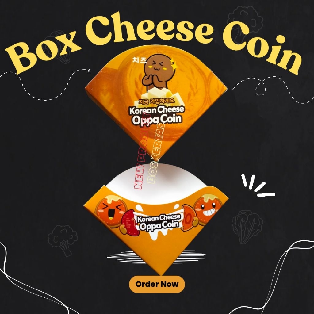 Shoporenku Box-Box Cheese Coin-Pancake Coin-Korean Pancake Coin-Koin 10 Yen