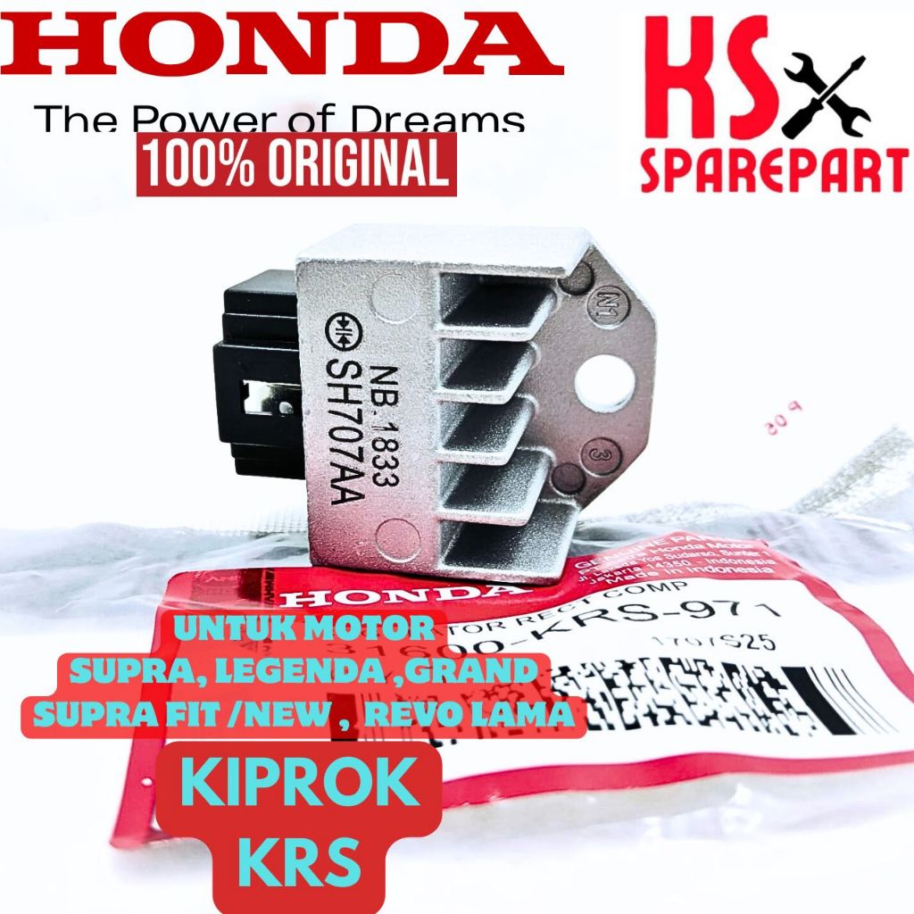 KIPROK ORIGINAL HONDA KODE-KRS KIPROK GRAND/SUPRA/LEGENDA/PRIMA/REVO LAMA/SUPRA FIT NEW KRS ASLI.